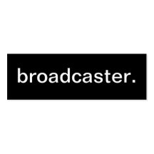 Broadcaster Business Card