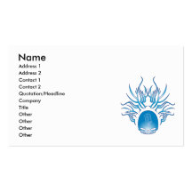 Broadcasting Skull Business Cards