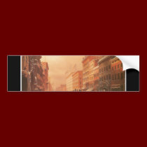 Broadway at Spring Street, New York circa 1855 bumper stickers