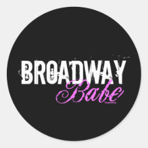 Broadway Babe Stickers