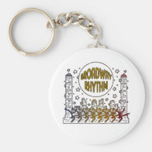 Broadway Rhythm Keychain