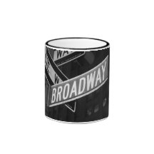 Broadway Street Sign Coffee Mug