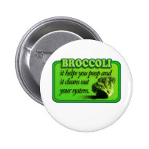 broccoli copy pinback button