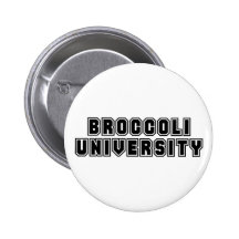 Broccoli University Pinback Button