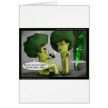 Brocolli Bride Funny Cards Tees Mugs & Gifts