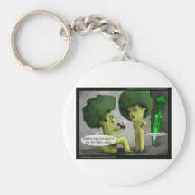 Brocolli Bride Funny Cards Tees Mugs & Gifts Key Chain