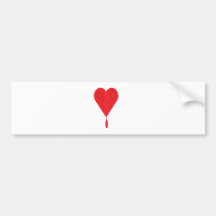 Broken Heart Bumper Stickers