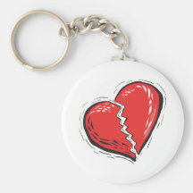 Broken Heart Key Chains