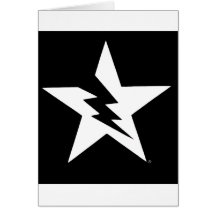 broken star greeting card