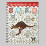 Bronze & Blush Wallaby Notebook notebooks