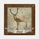 Bronze Buck Dad Magnet