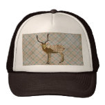 Bronze Buck Plaid Lid Trucker Hat