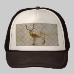 Bronze Buck Plaid Lid hats
