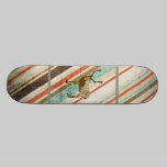 Bronze Buck Retro Stripes Skateboard skateboards