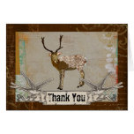 Bronze Buck Thank You Card