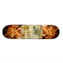 Bronze Dragon Board Skateboard Deck