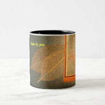 Bronze Leaves Mug
