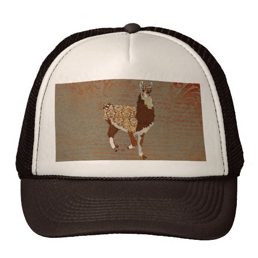 Bronze Llama Lid Mesh Hat