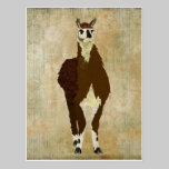 Bronze Llama Postcard postcards