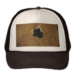 Bronze Ornate Ostrich Lid Trucker Hats
