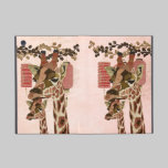 Bronze Rosa Giraffes Pink  iPad Case powis icase