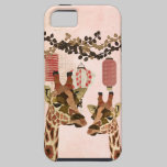 Bronze Rosa  Giraffes  Pink  iPhone Case casemate cases