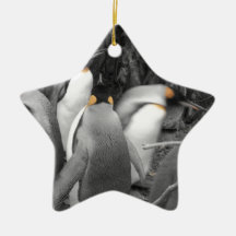 Brooding Penguins Ornament