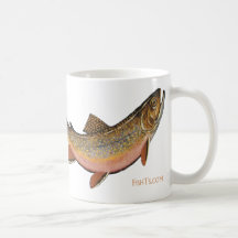 Brook and Brown Trout Mug