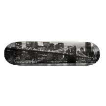 Brooklyn Bridge and Manhattan Skyline, NYC Skateboards