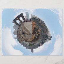 Brooklyn Bridge NYC 360 Degree Panorama Custom Flyer
