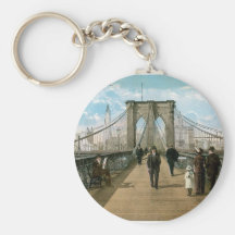 Brooklyn Bridge Promenade, New York City Key Chains