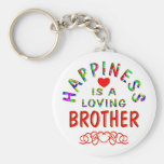 Brother Happiness Keychain
