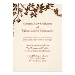 Brown And Ivory Wedding Invitations invitations