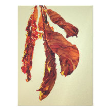 Brown autumn leaf custom invitations