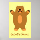 Brown Bear Poster