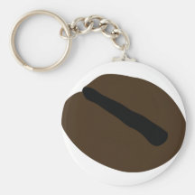 brown black coffee bean keychains