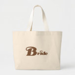 Brown Bride Canvas Bags