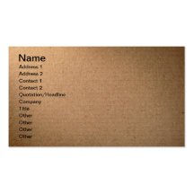 Brown Cardboard Texture For Background Business Card Templates