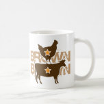 Brown Chicken Brown Cow - Grunge Coffee Mugs