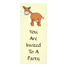 Brown Cow Cartoon. Invites