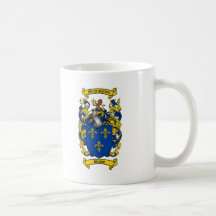 BROWN FAMILY CREST -  BROWN COAT OF ARMS COFFEE MUG