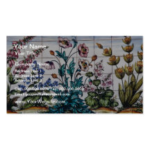 Brown Flowers in a pharmacy, Triana, Seville, Spai Business Card Template