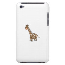 Brown giraffe barely there iPod cover