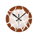 Brown Giraffe Print Pattern.