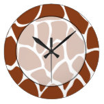 Brown Giraffe Print Pattern.