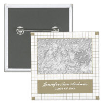 Brown Grid Photo Button