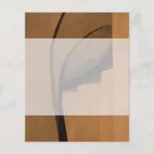 Brown industrial style abstract. full color flyer