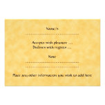 Brown Oak Leaf Design. Personalized Announcements