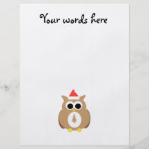 Brown owl santa full color flyer