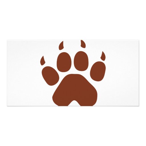 brown pad icon photo card template